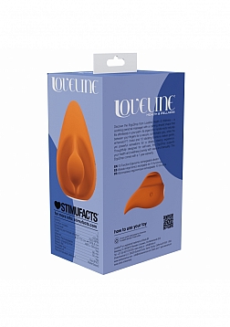 LoveLine - Health & Wellness - ErgoDrop Vibe - 10 Function - Vibrating - Waterproof - Orange