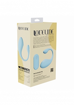 LoveLine - Health & Wellness - Wave C-shape Vibe - 10 Function - Vibrating - Waterproof - Remote Con