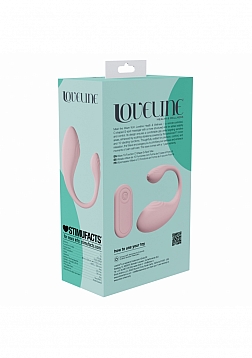 LoveLine - Health & Wellness - Wave C-shape Vibe - 10 Function - Vibrating - Waterproof - Remote Con