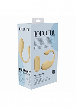 LoveLine - Health & Wellness - Wave C-shape Vibe - 10 Function - Vibrating - Waterproof - Remote Con