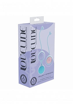LoveLine - Health & Wellness - PelviFit® Strength Kegel Kit - 10 Function - Vibrating - Interch