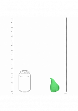 LoveLine - Health & Wellness - ErgoDrop Vibe - 10 Function - Vibrating - Waterproof - Green