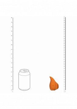LoveLine - Health & Wellness - ErgoDrop Vibe - 10 Function - Vibrating - Waterproof - Orange