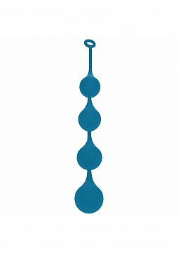 LEVELZ - Waterdrop Silicone Anal Balls - XXL - 60mm - Teal