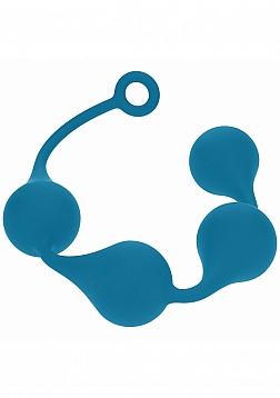 LEVELZ - Waterdrop Silicone Anal Balls - XXL - 60mm - Teal