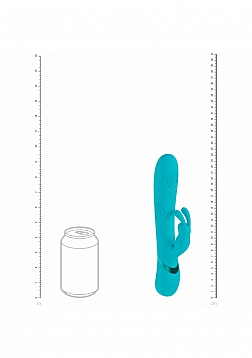 DOLCE VIVE - Mimi - Rechargeable Triple Motor - G-Spot Vibrating and Tapping Rabbit - Blue