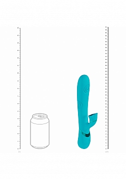 DOLCE VIVE - Fiore - Rechargeable Triple Motor - G-Spot Air Wave VIbrating and Tapping Flared Clit S