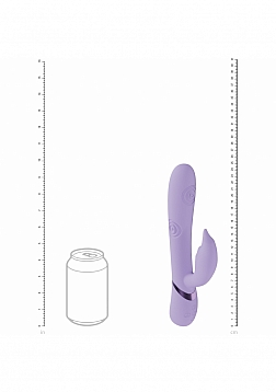 DOLCE VIVE - Pallina - Rechargeable Triple Motor - G-Spot VIbrating and Tapping Beads Clit Stimulato