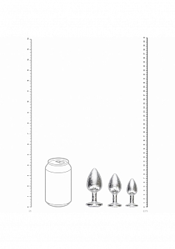 Ouch! - New York Collection - Metal Anal Plug Set - Silver