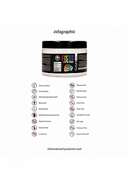 Fist It - Extra Thick - Rainbow - 500 ml