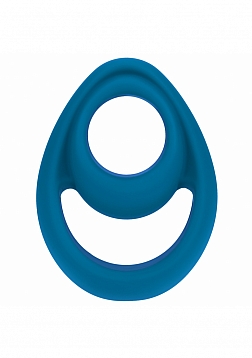 LEVELZ - Double Ergo Silicone Cock Ring - Teal