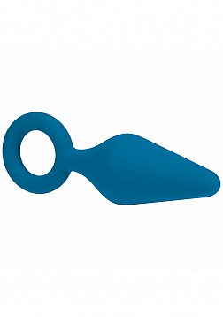 LEVELZ - Silicone Anal Plug with Loop - Large - Teal