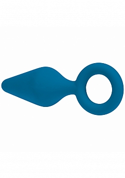LEVELZ - Silicone Anal Plug with Loop - Large - Teal