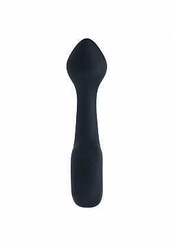 LEVELZ - Vibrating Bulb Silicone Prostate Massager with Loop - Black