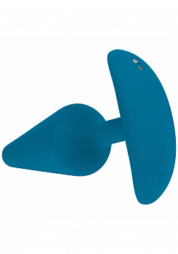 LEVELZ - Classic Vibrating Silicone Anal Plug - Medium - Teal