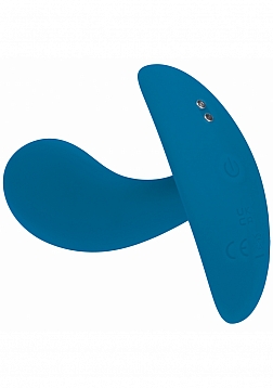 LEVELZ - Vibrating Silicone Prostate Stimulator Anal Plug - Small - Teal