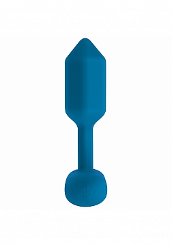 LEVELZ - Hexagonal Vibrating Silicone Anal Plug - Small - Teal