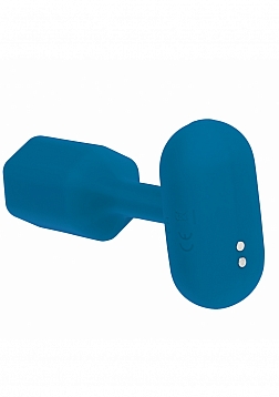 LEVELZ - Hexagonal Vibrating Silicone Anal Plug - Small - Teal