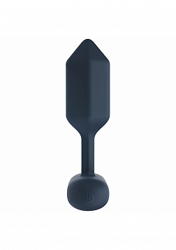 LEVELZ - Hexagonal Vibrating Silicone Anal Plug - Large - Black