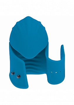 LEVELZ - Adjustable Vibrating Silicone Penis Head Stimulator - Teal