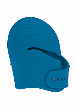 LEVELZ - Adjustable Vibrating Silicone Penis Head Stimulator - Teal