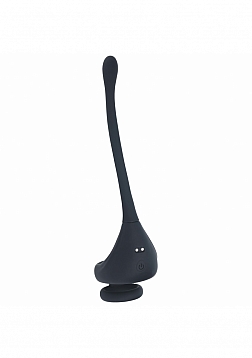 LEVELZ - Dual Motor Silicone Cock Ring with Prostate Stimulator - Black