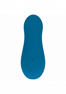 LEVELZ - Dual Motor Remote Control Beaded Vibrating Liquid Silicone Prostate Stimulator - Teal