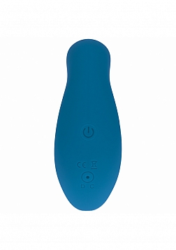 LEVELZ - Dual Motor Remote Control Dual Motor Vibrating Liquid Silicone Prostate Stimulator - Teal