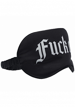 Ouch! - Fuck Off - Printed Mask - Satin - Black