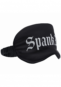 Ouch! - Spank Me - Printed Mask - Satin - Black