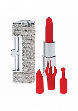 LoveLine - Angel - Lipstick Vibrator - 10 Functions - Clear