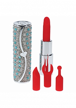 LoveLine - Tiffany - Lipstick Vibrator - 10 Functions - Blue