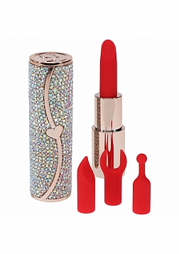 LoveLine - Sparkle - Lipstick Vibrator - 10 Functions - Irridescent