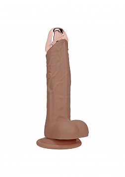 RealRock - Wireless Rechargeable - Remote Control - Metalhead - Vibrating - Regular Straight with Ba