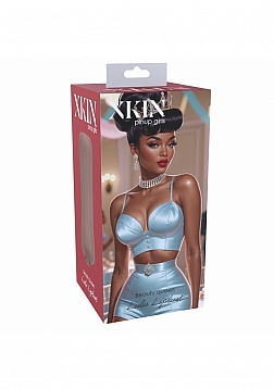 XKIN - Pinup - Lulu Liplust - TPE Small Masturbator - 127g - Brown