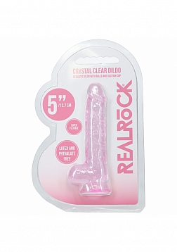 Realrock - Crystal Clear - Realistic Dildo with Balls - 5\