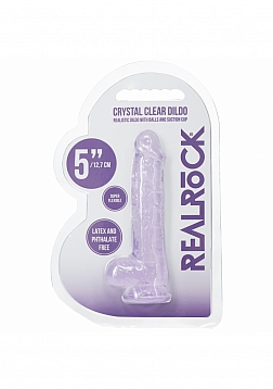 Realrock - Crystal Clear - Realistic Dildo with Balls - 5\