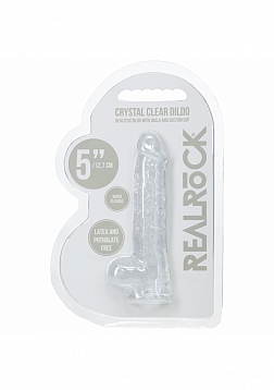 Realrock - Crystal Clear - Realistic Dildo with Balls - 5\