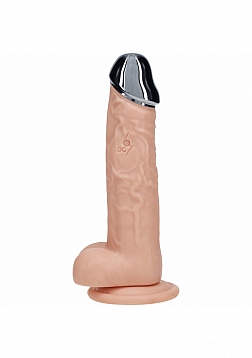 RealRock - Wireless Rechargeable - Remote Control - Metalhead - Vibrating - Regular Straight with Ba