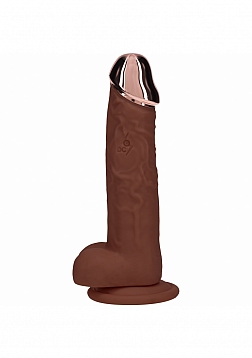 RealRock - Wireless Rechargeable - Remote Control - Metalhead - Vibrating - Regular Straight with Ba