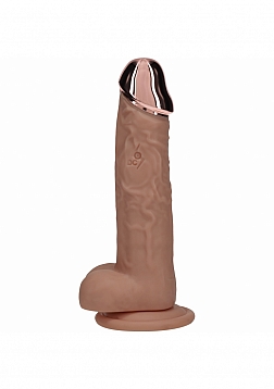 RealRock - Wireless Rechargeable - Remote Control - Metalhead - Vibrating - Regular Straight with Ba