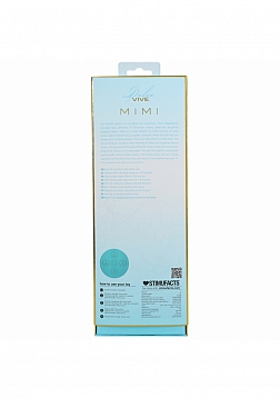 DOLCE VIVE - Mimi - Rechargeable Triple Motor - G-Spot Vibrating and Tapping Rabbit - Blue