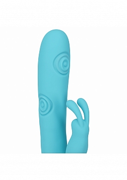 DOLCE VIVE - Mimi - Rechargeable Triple Motor - G-Spot Vibrating and Tapping Rabbit - Blue