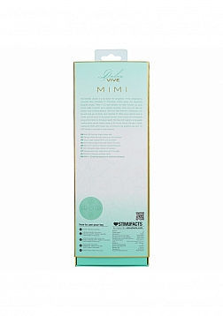 DOLCE VIVE - Mimi - Rechargeable Triple Motor - G-Spot Vibrating and Tapping Rabbit - Green