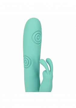 DOLCE VIVE - Mimi - Rechargeable Triple Motor - G-Spot Vibrating and Tapping Rabbit - Green