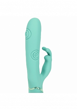 DOLCE VIVE - Mimi - Rechargeable Triple Motor - G-Spot Vibrating and Tapping Rabbit - Green