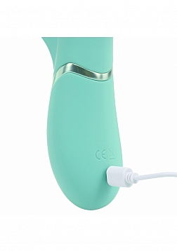 DOLCE VIVE - Mimi - Rechargeable Triple Motor - G-Spot Vibrating and Tapping Rabbit - Green