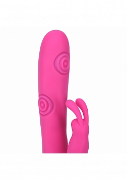 DOLCE VIVE - Mimi - Rechargeable Triple Motor - G-Spot Vibrating and Tapping Rabbit - Pink