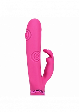 DOLCE VIVE - Mimi - Rechargeable Triple Motor - G-Spot Vibrating and Tapping Rabbit - Pink