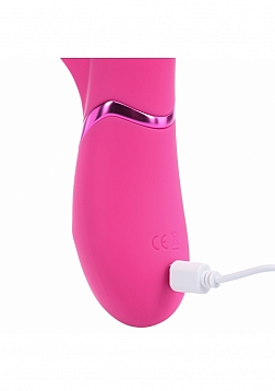 DOLCE VIVE - Mimi - Rechargeable Triple Motor - G-Spot Vibrating and Tapping Rabbit - Pink
